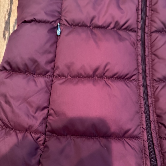 Burgundy Sleeveless Down/Puffer Jacket, S, NWT - Picture 6 of 7